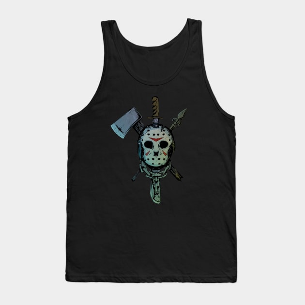 Friday the 13th Jason Voorhees Tank Top by Max58